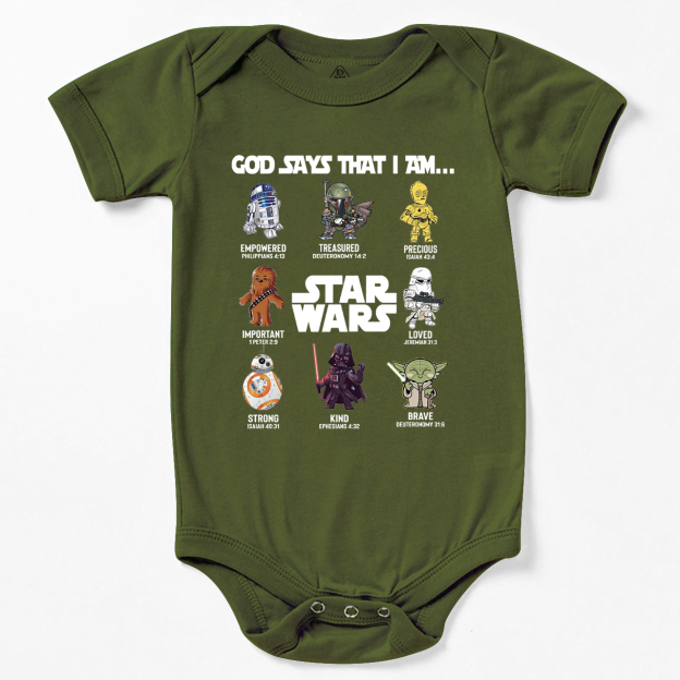  SW God Says I Am Bodysuit Beepumpkin