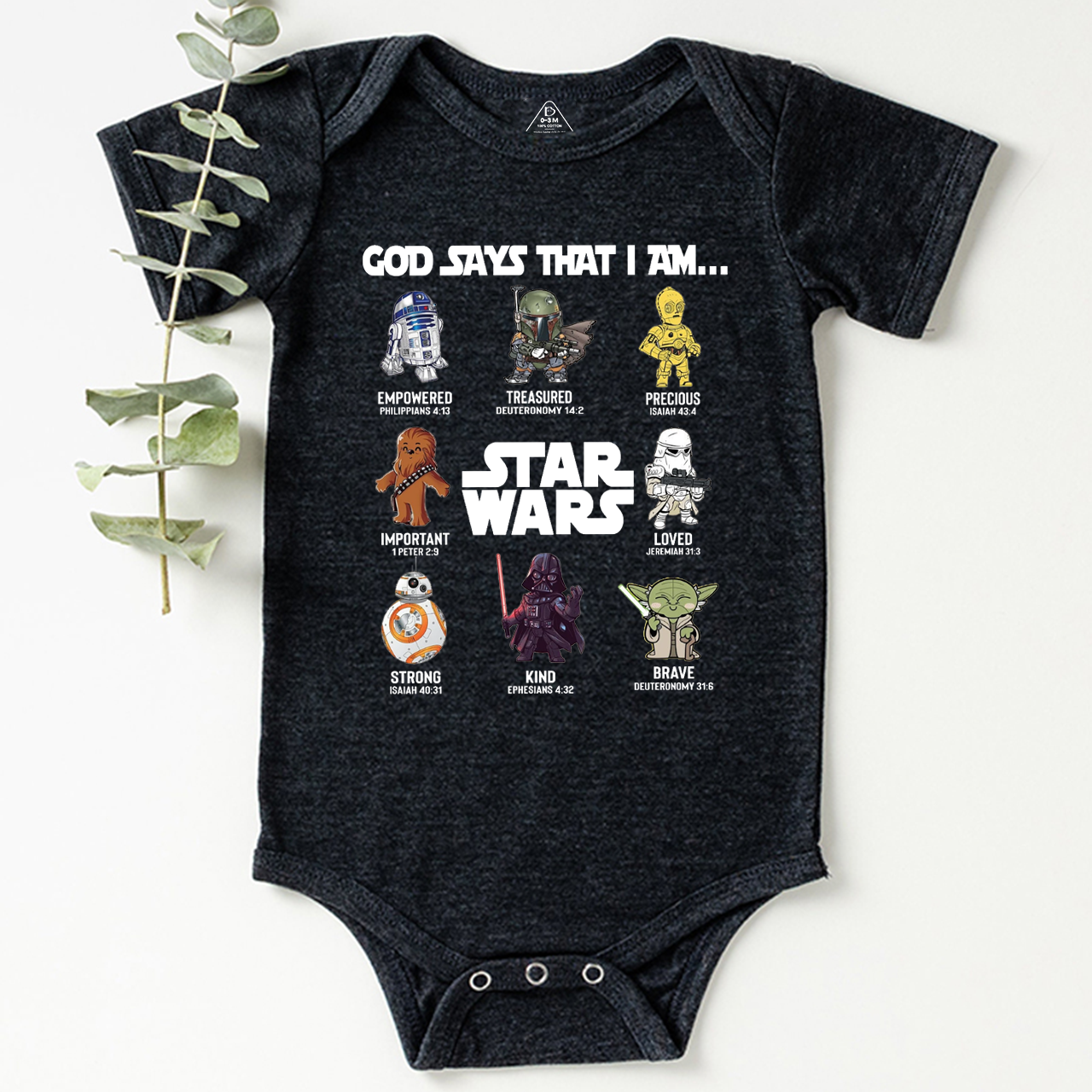  SW God Says I Am Bodysuit Beepumpkin