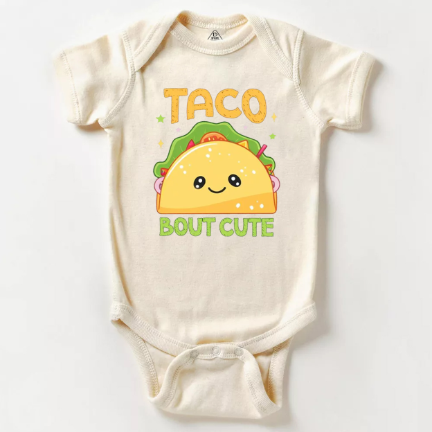 Taco Bout Cute Bodysuit Beepumpkin 7