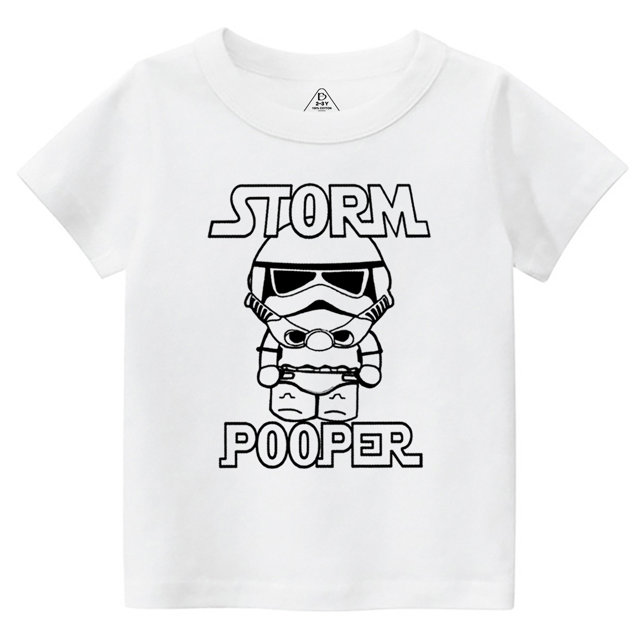 Storm Pooper Toddler&Kid's Tees Beepumpkin 7