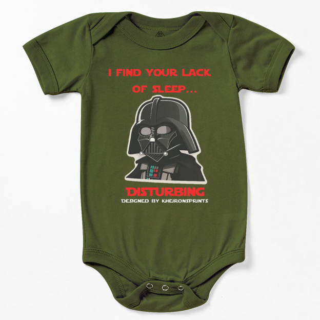 I Find Your Lack Of Sleep... Disturbing Bodysuit Beepumpkin