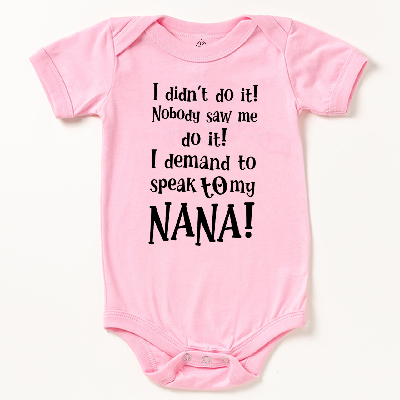 Personalized I Demand To Speak To My Nana Bodysuit Beepumpkin