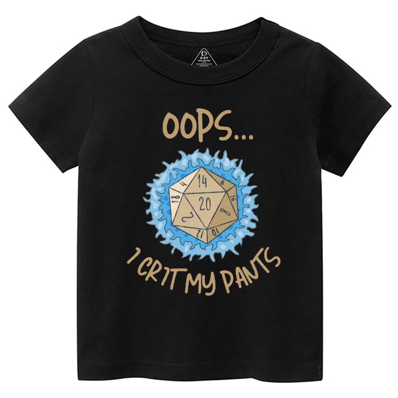 Oops I Crit My Pants Toddler&Kid's Tees Beepumpkin 7