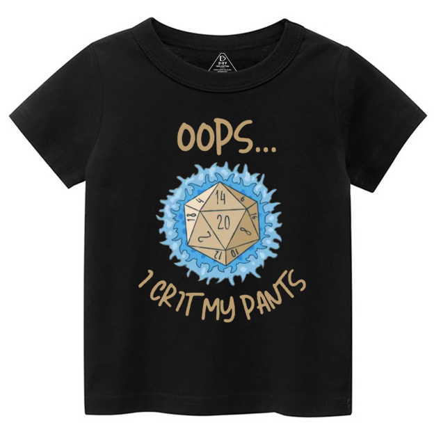 Oops I Crit My Pants Toddler&Kid's Tees Beepumpkin 7
