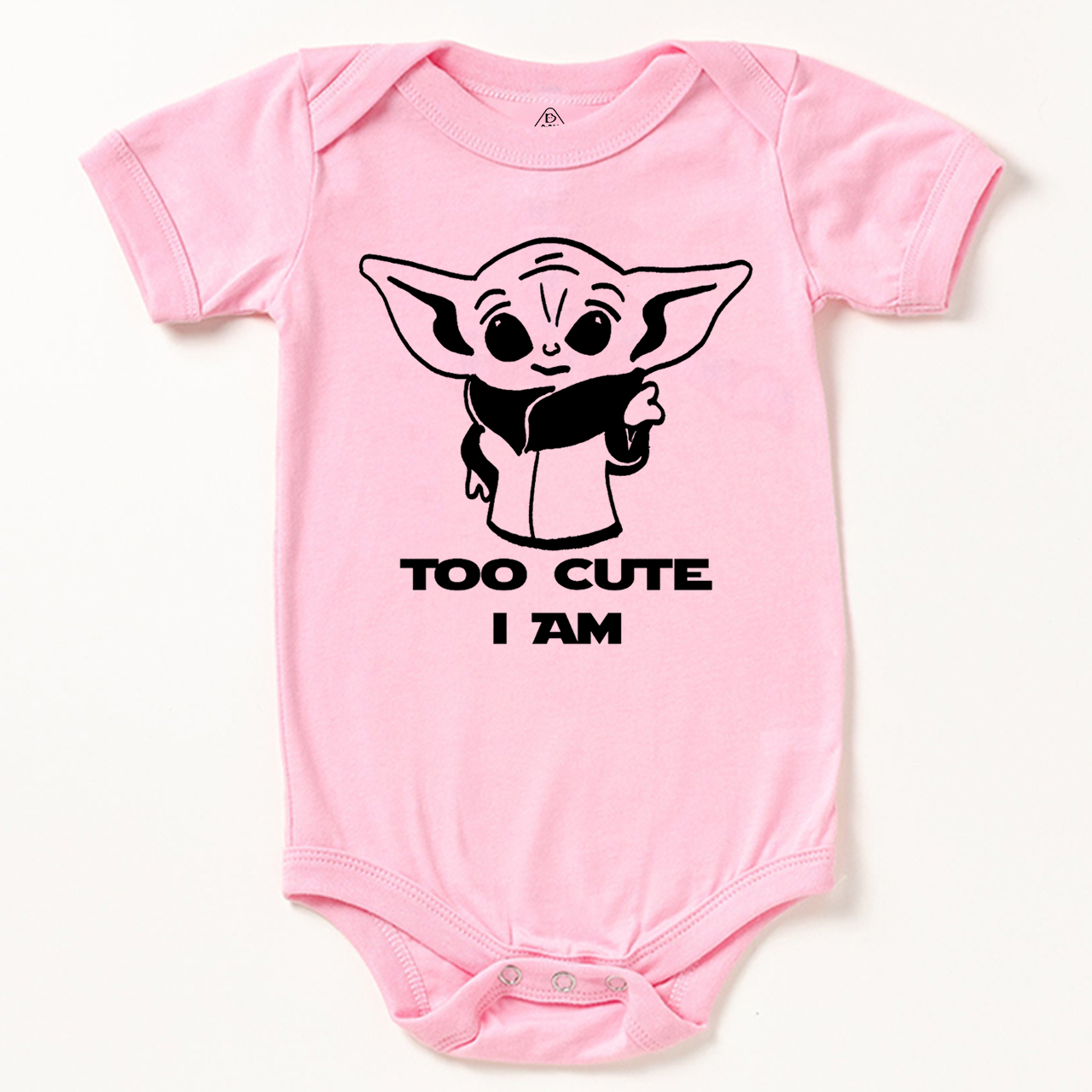 Too Cute I Am Baby Yoda Bodysuit Beepumpkin