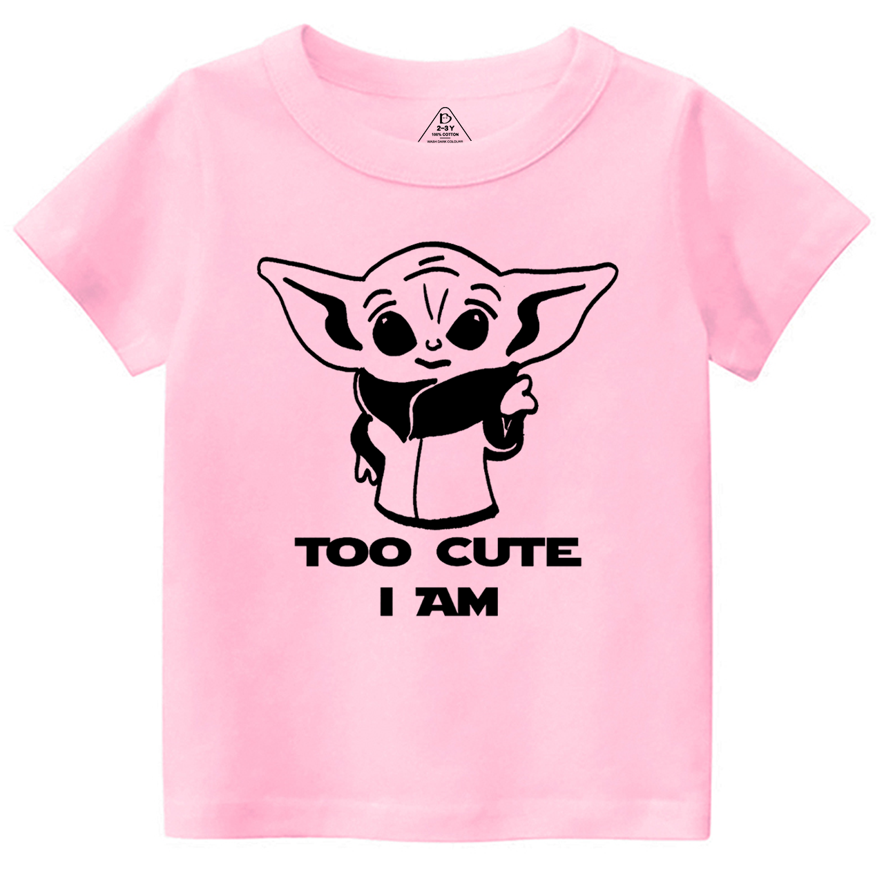 Too Cute I Am Baby Yoda Toddler&Kid's Tees Beepumpkin
