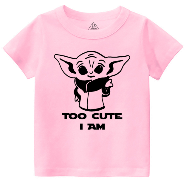 Too Cute I Am Baby Yoda Toddler&Kid's Tees Beepumpkin