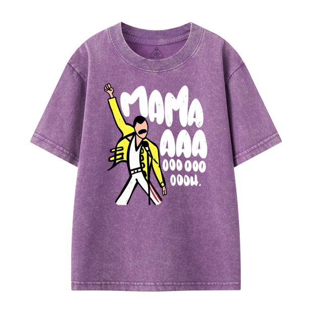 Mama Aaa Oooh Toddler&Kids Washed Tees          