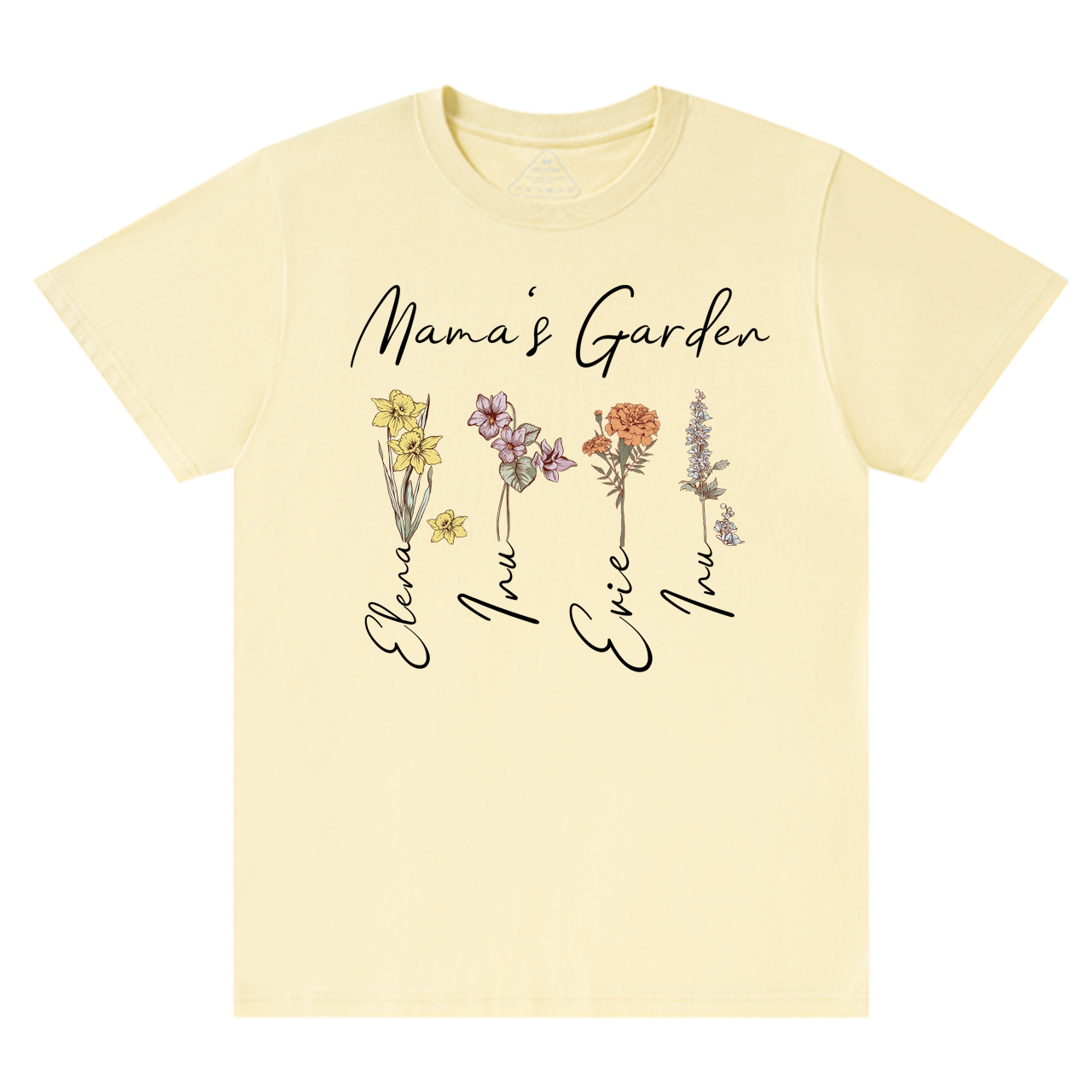 Mama's Birth Month Garden T-Shirts