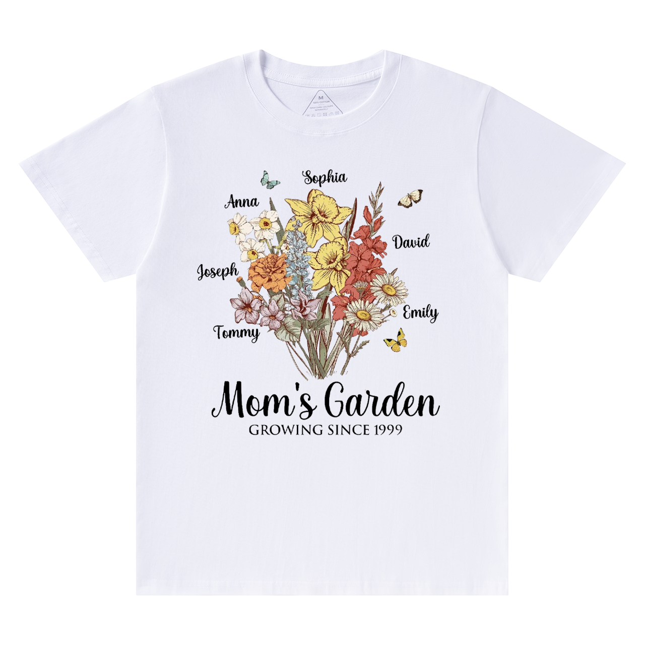 Personalized Mom's Garden T-Shirts