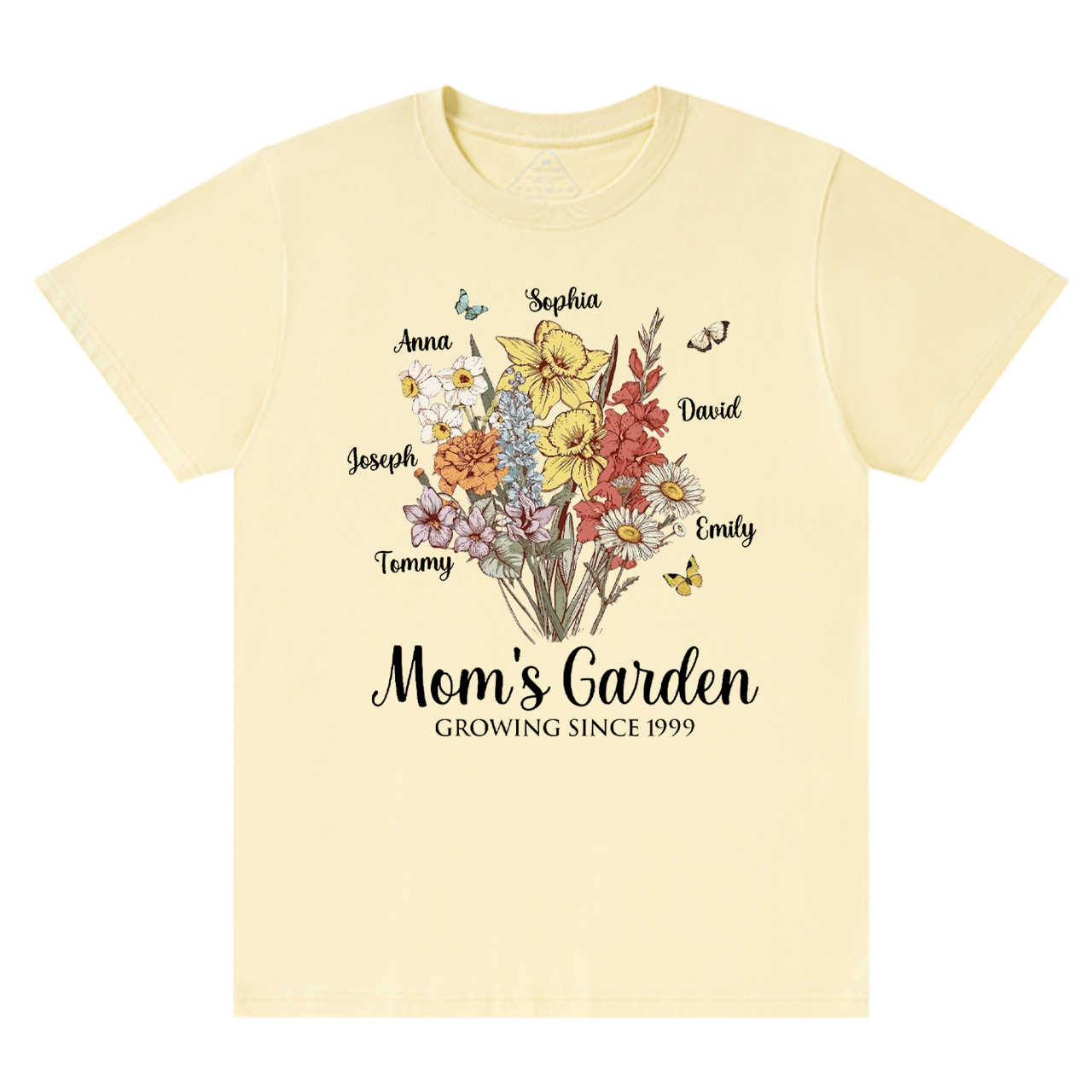 Personalized Mom's Garden T-Shirts
