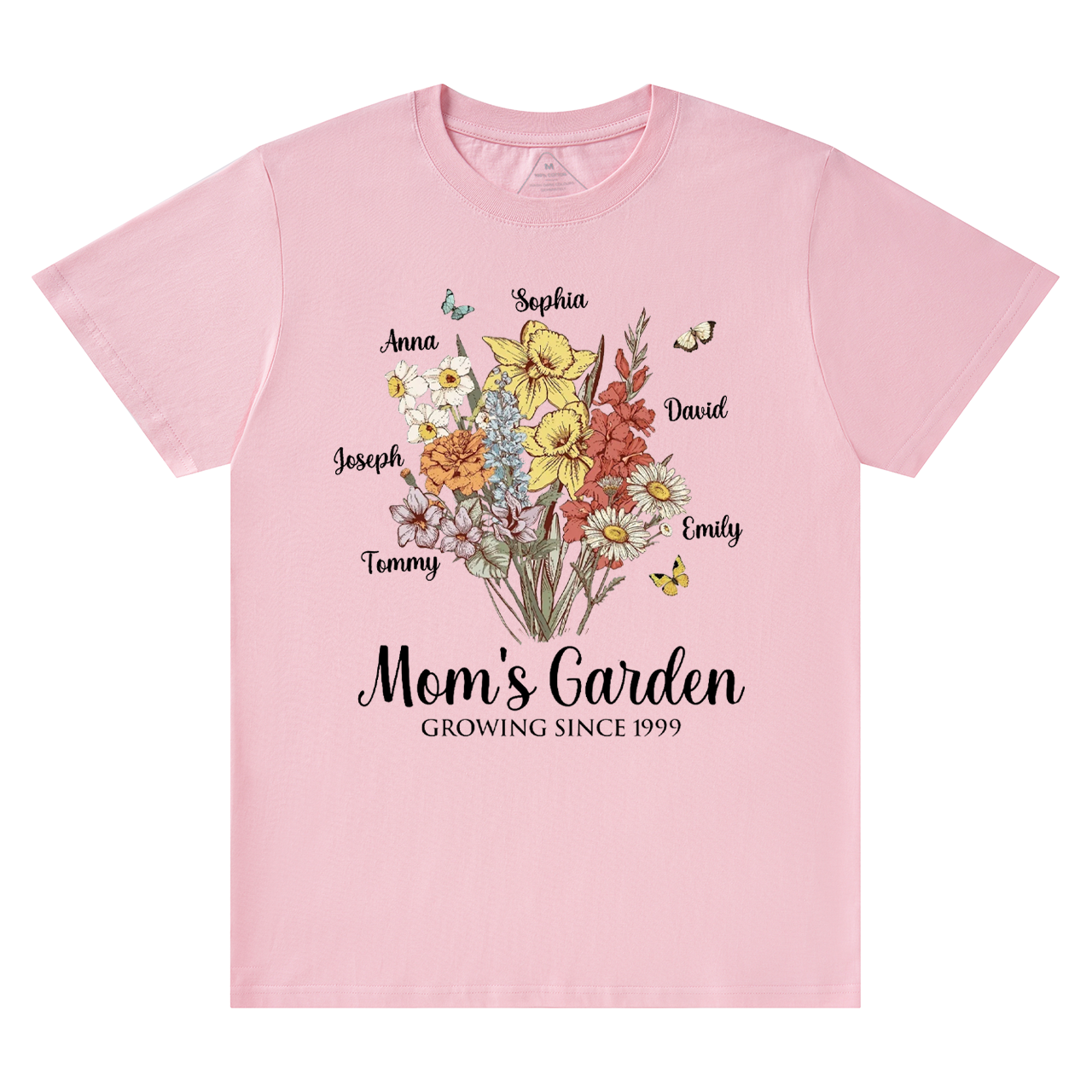 Personalized Mom's Garden T-Shirts