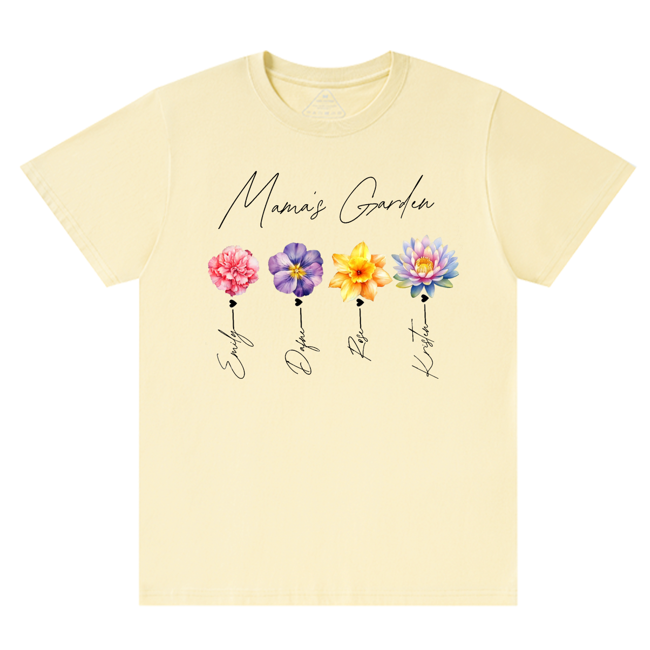 Personalized Kids Name Mama's Garden T-Shirts