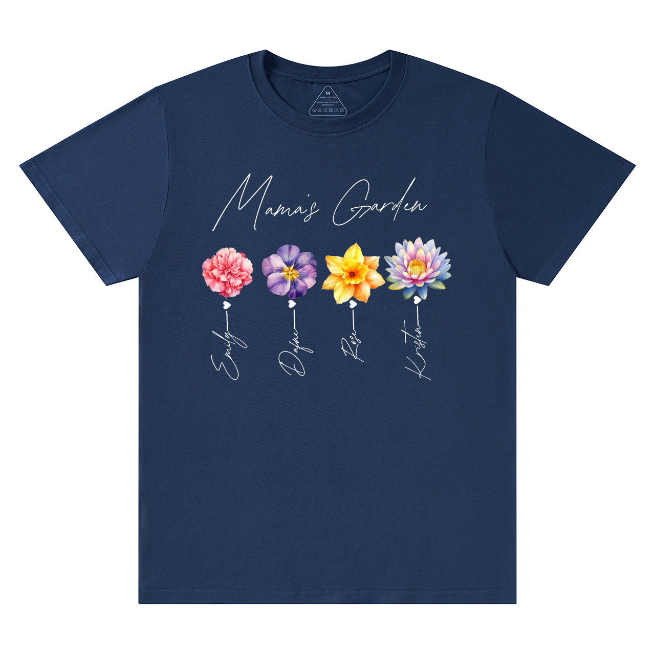 Personalized Kids Name Mama's Garden T-Shirts