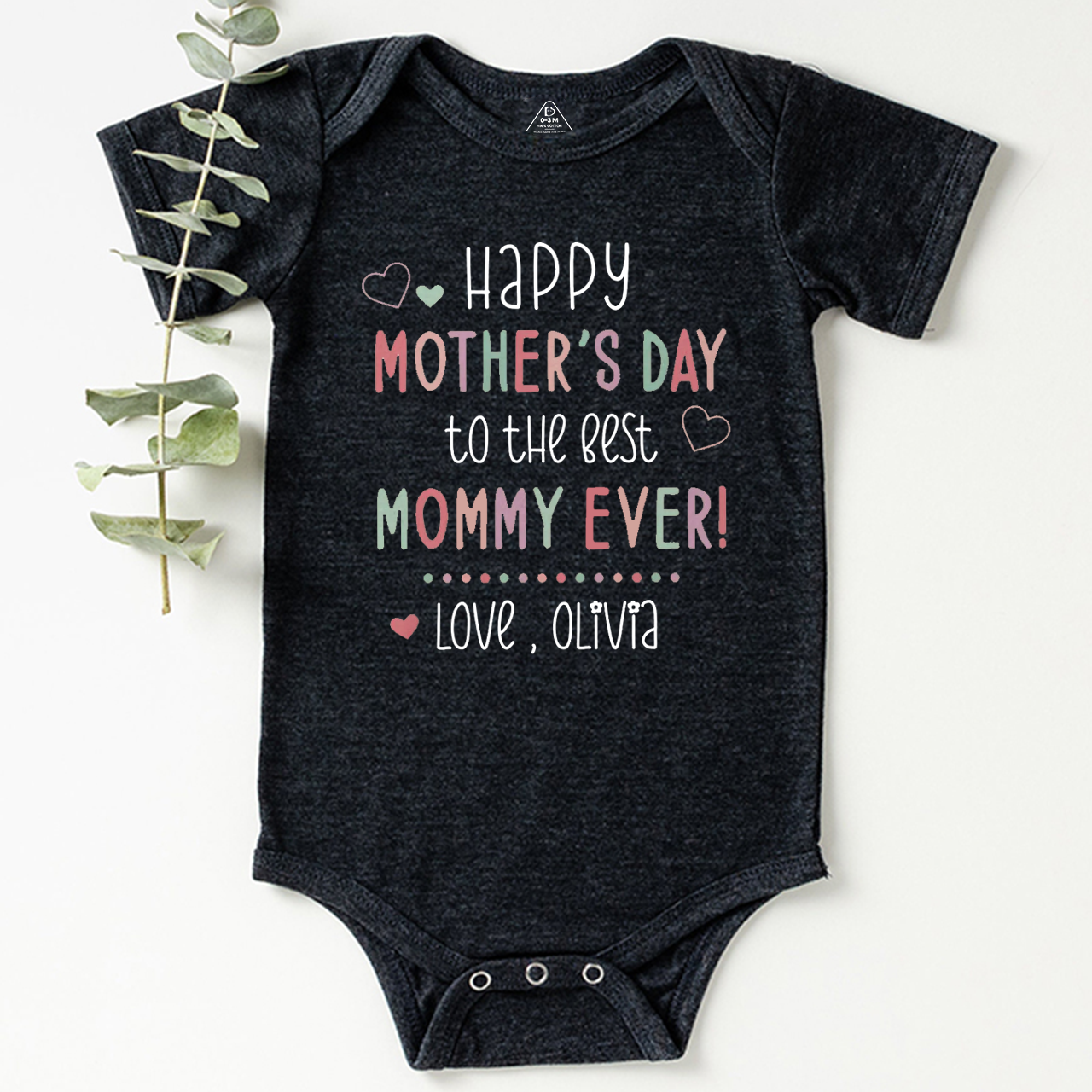 Happy Mothers Day Bodysuit Beepumpkin