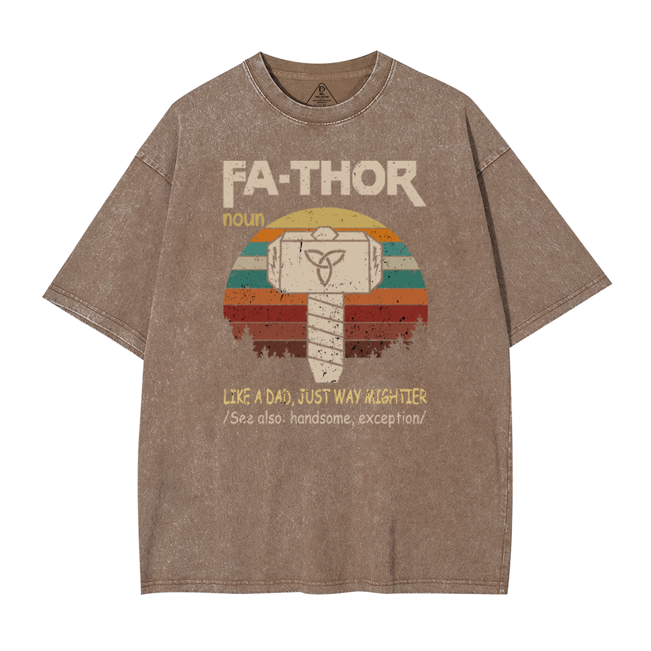 Fa-Thor Dad Washed T-Shirts