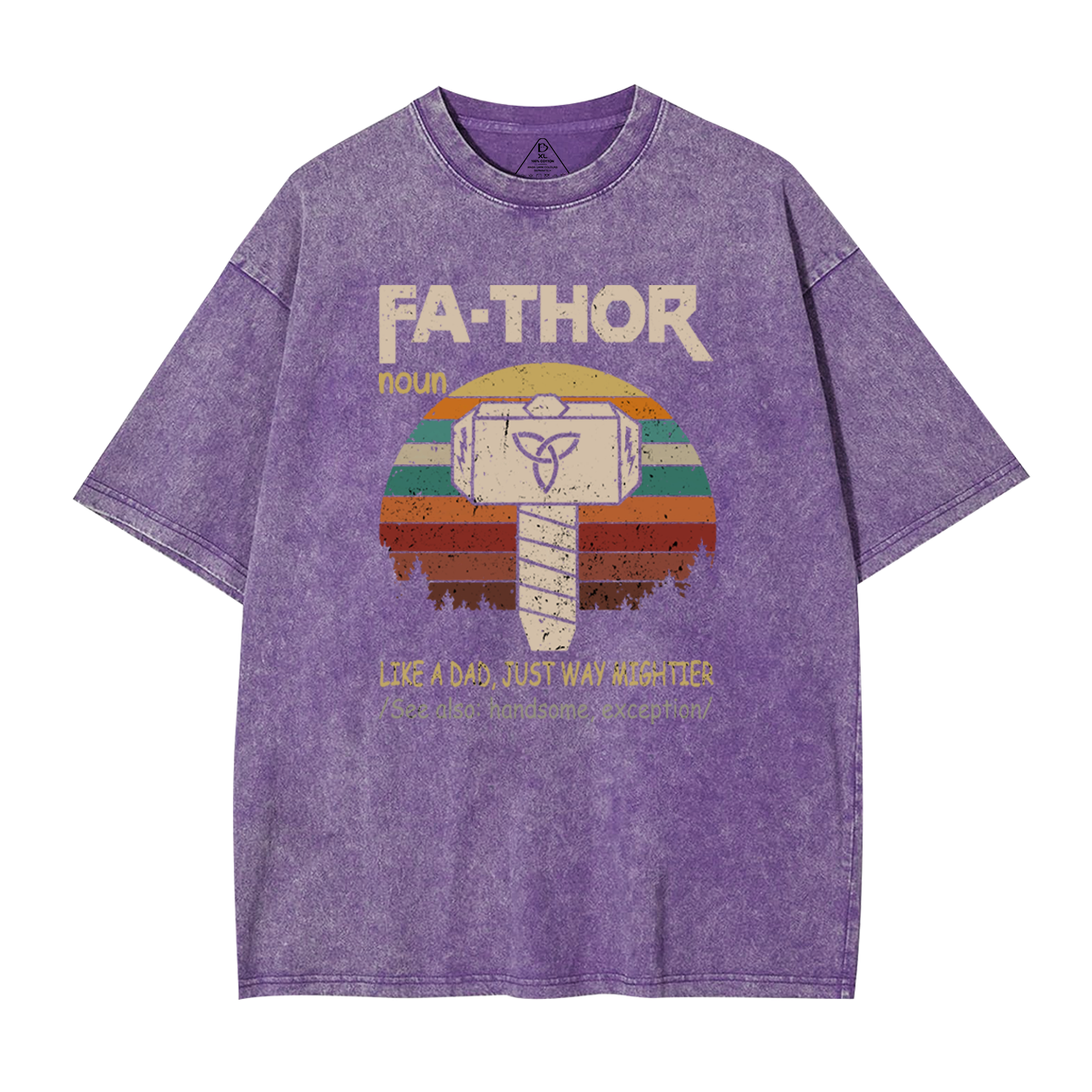 Fa-Thor Dad Washed T-Shirts