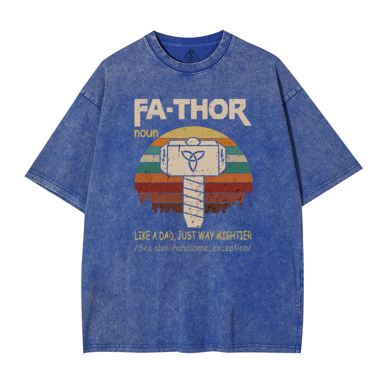 Fa-Thor Dad Washed T-Shirts