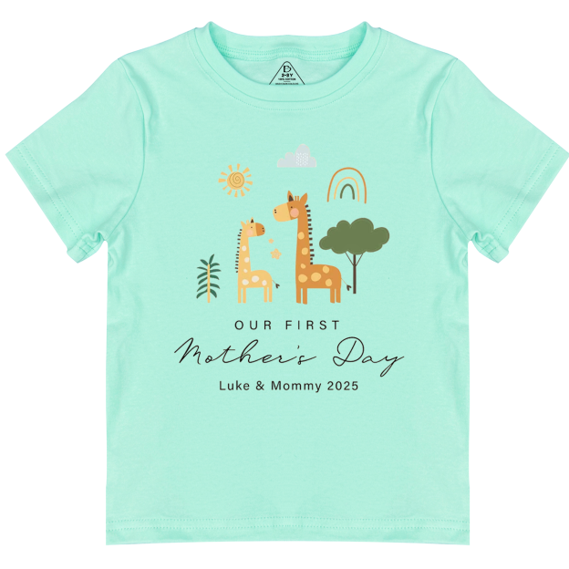 Personalized First Mother's Day Toddler&Kid's Tees Beepumpkin