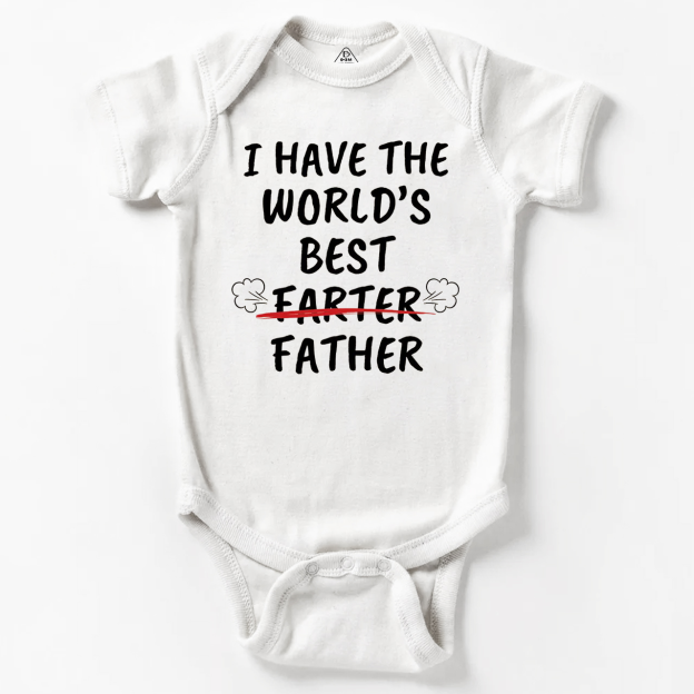 World's Best Farter Father Bodysuit Beepumpkin 7
