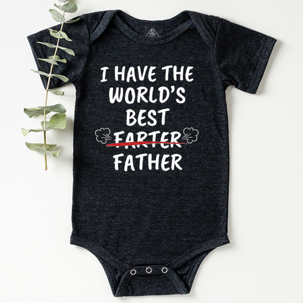 World's Best Farter Father Bodysuit Beepumpkin 7