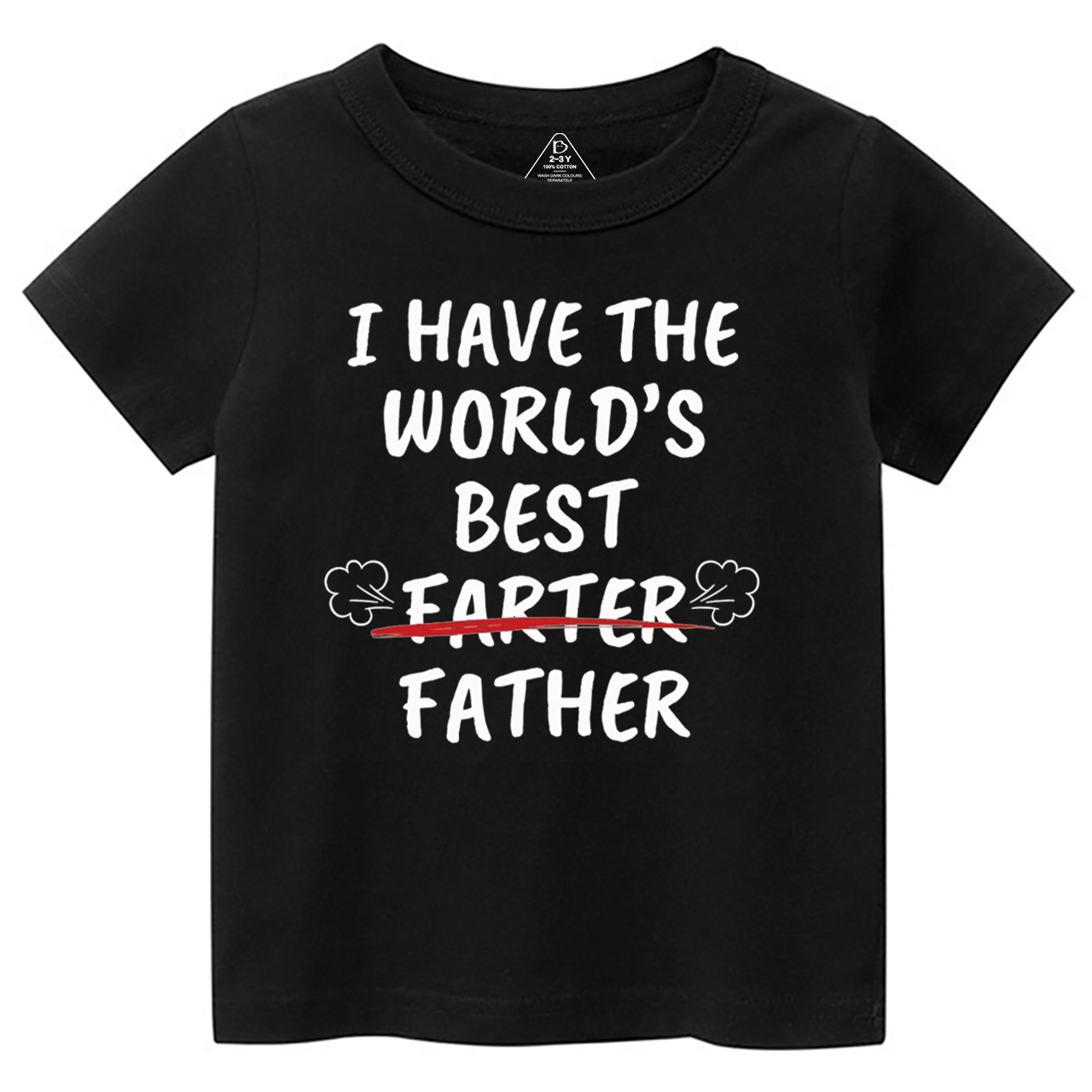 World's Best Farter Father Toddler&Kid's Tees Beepumpkin 7