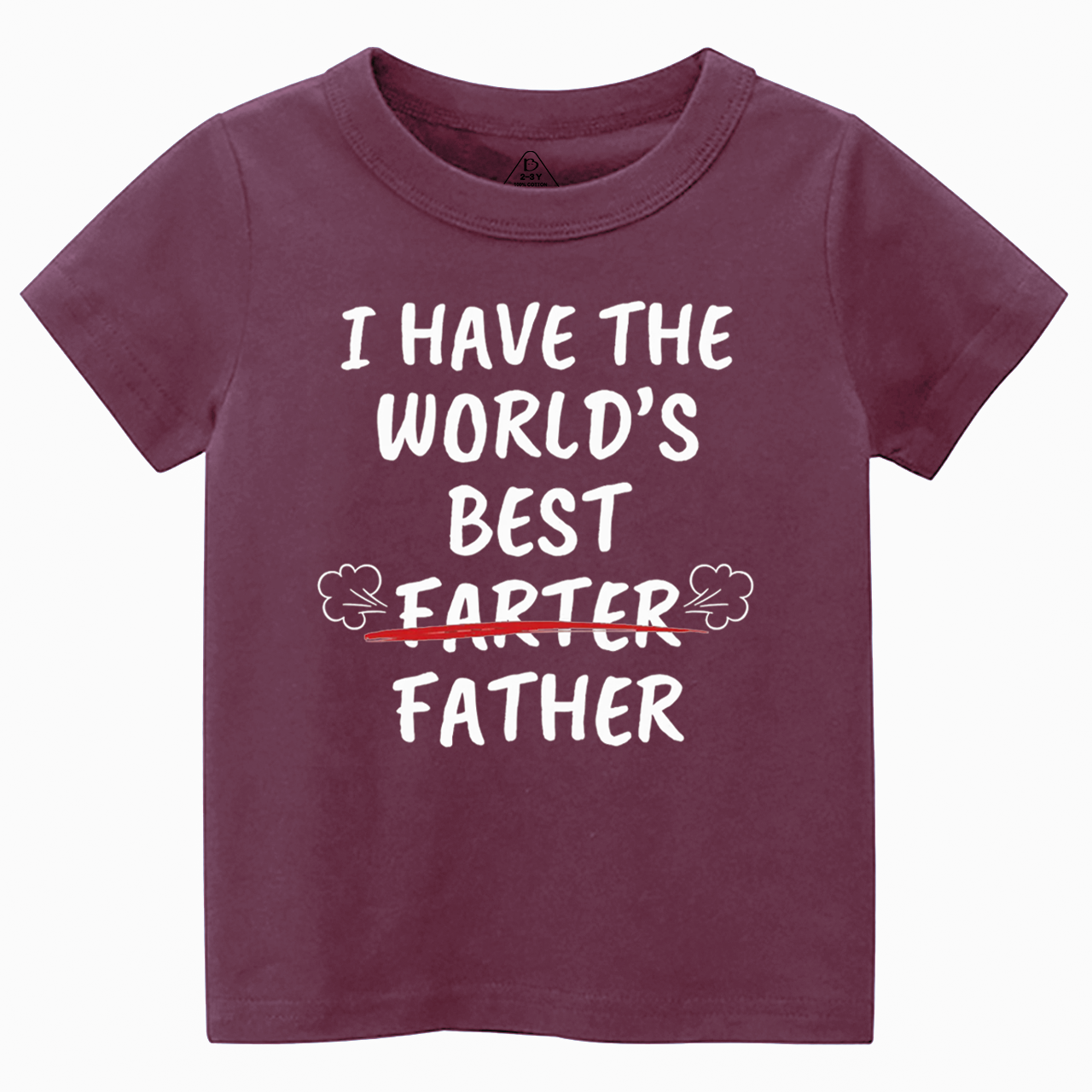 World's Best Farter Father Toddler&Kid's Tees Beepumpkin 7