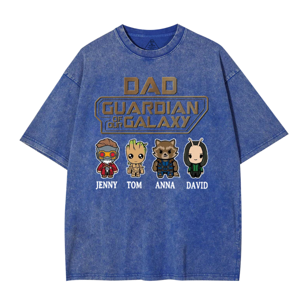 Personalized Guardian Of Our Galaxy SW Washed T-Shirts