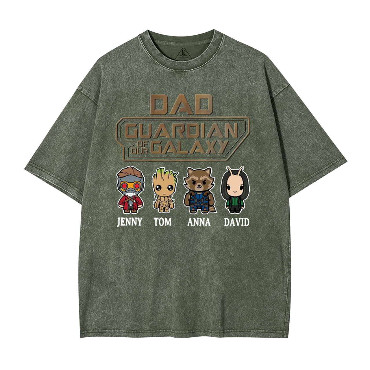 Personalized Guardian Of Our Galaxy SW Washed T-Shirts