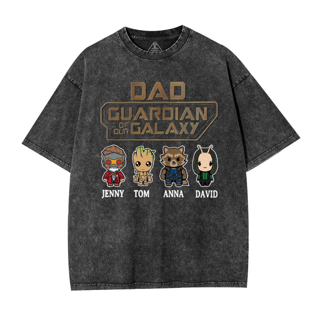 Personalized Guardian Of Our Galaxy SW Washed T-Shirts