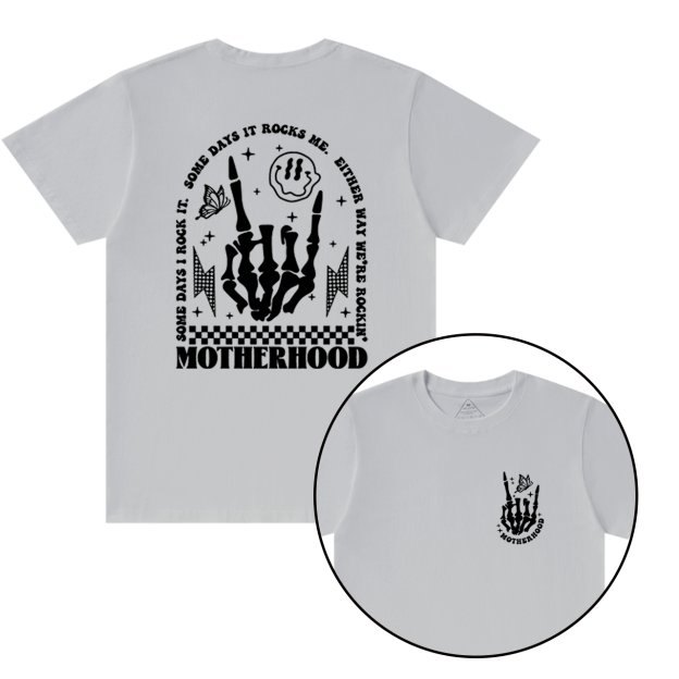 Motherhood Some Day I Rock It Retro Shirt