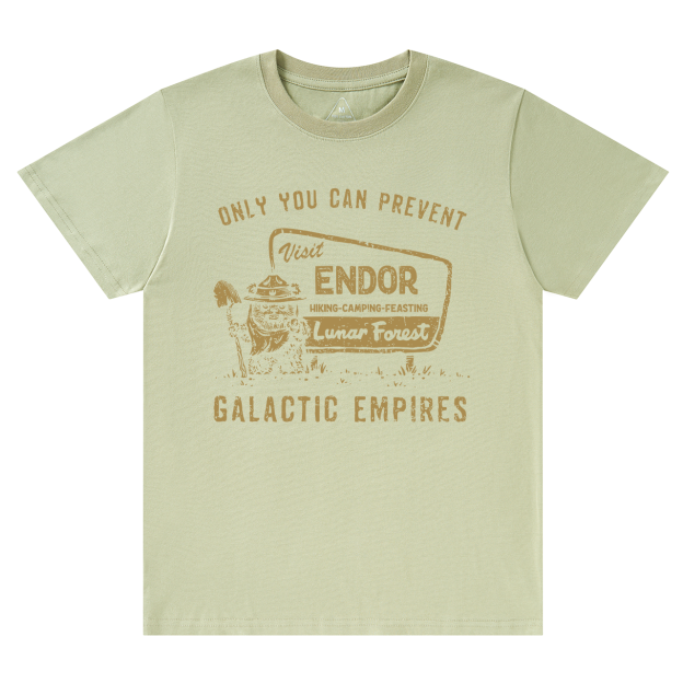 Ewok Endor National Park SW Dad T-shirt