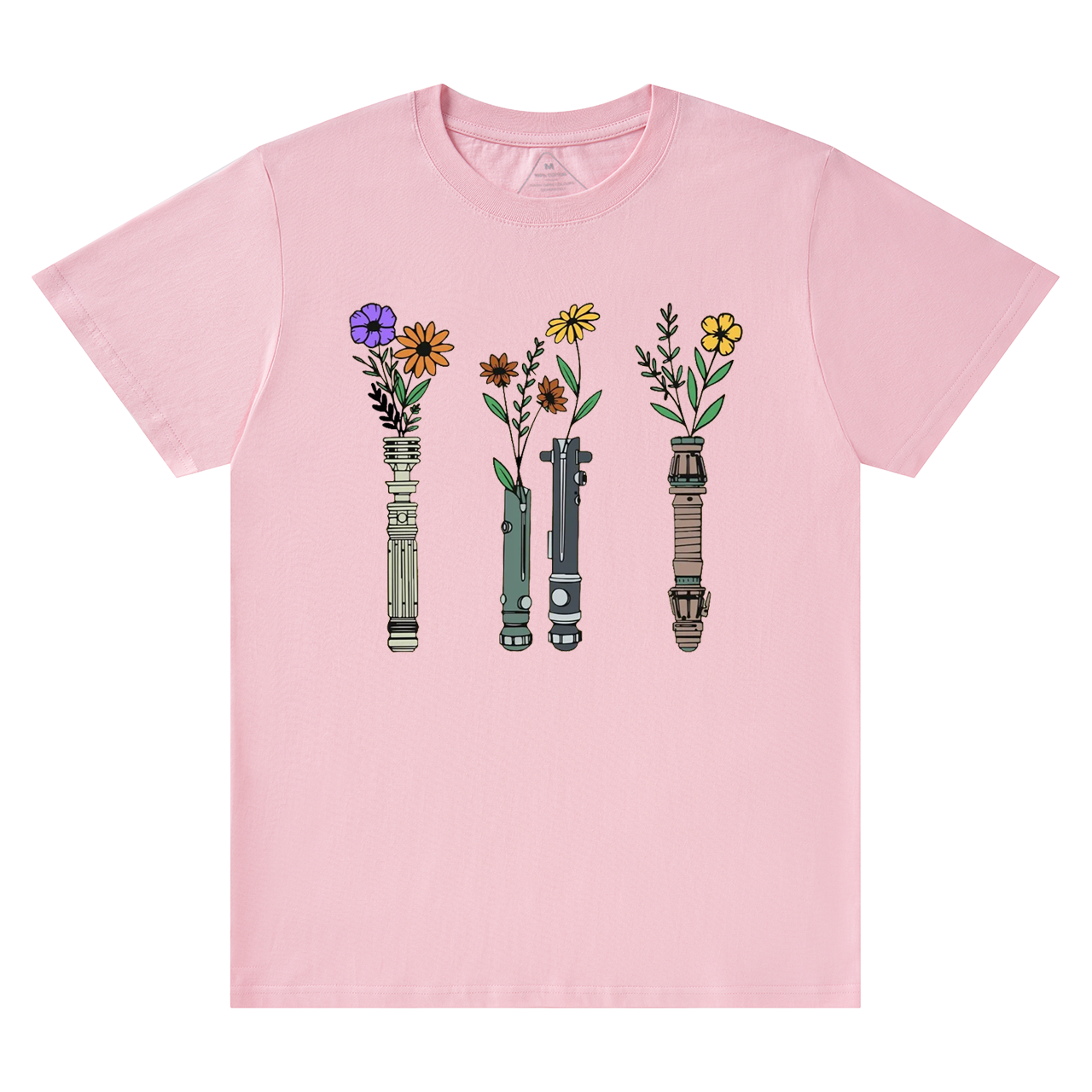 Floral Lightsaber SW Mama T-Shirts