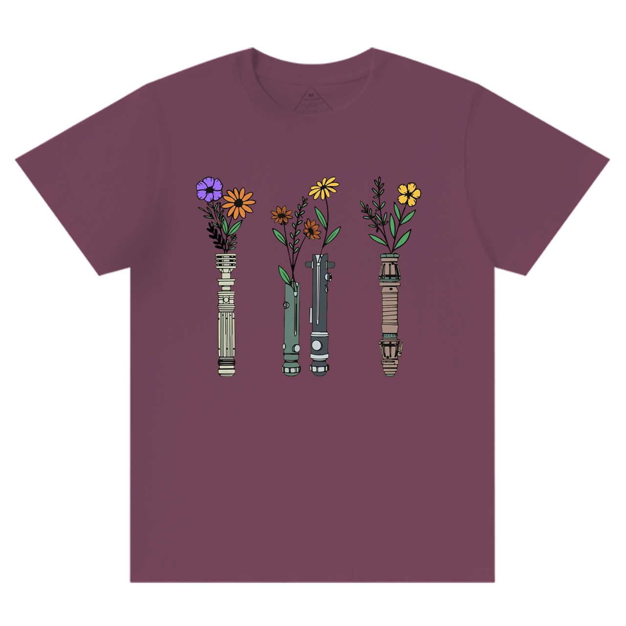 Floral Lightsaber SW Mama T-Shirts