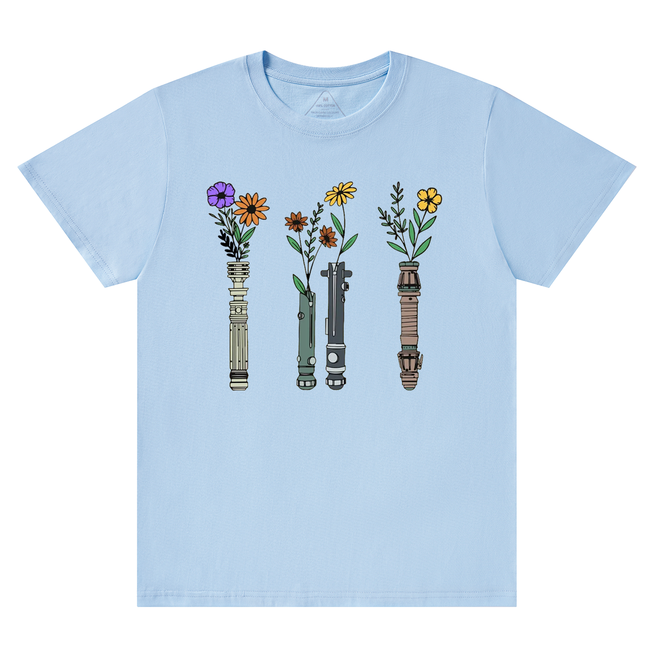 Floral Lightsaber SW Mama T-Shirts