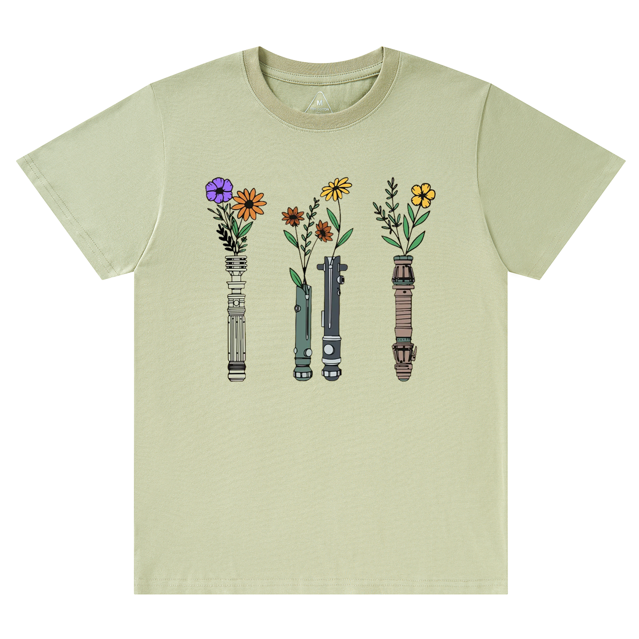 Floral Lightsaber SW Mama T-Shirts