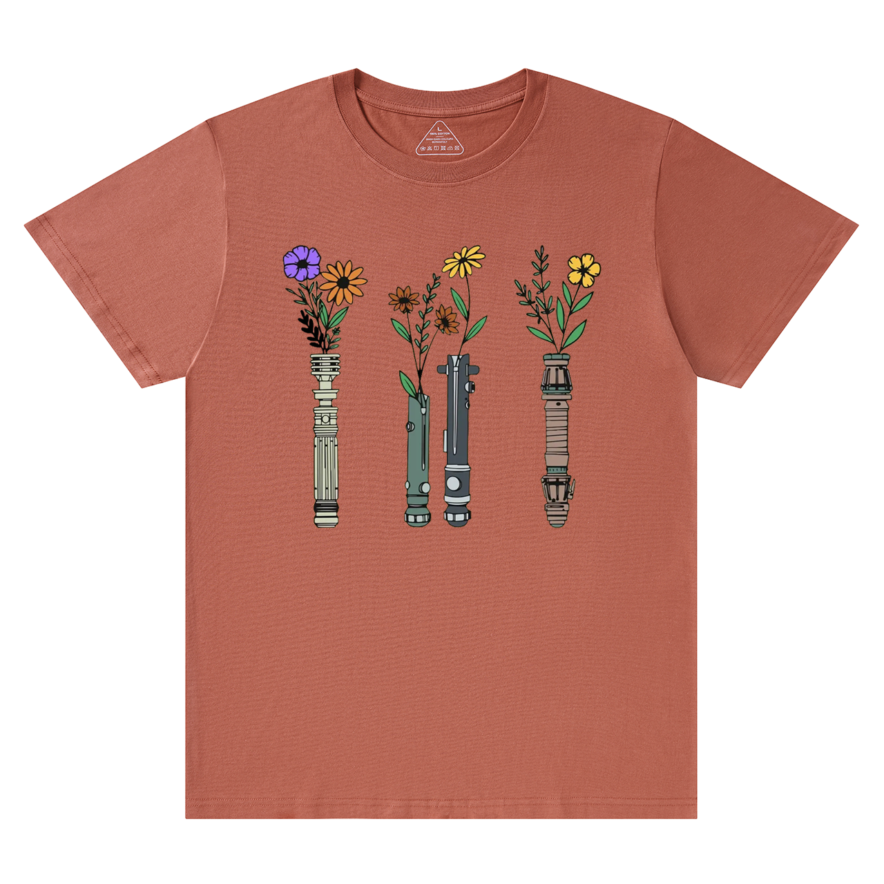 Floral Lightsaber SW Mama T-Shirts
