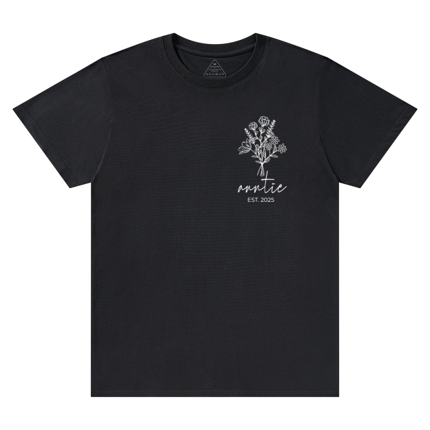 Personalize Auntie Est T-Shirts 