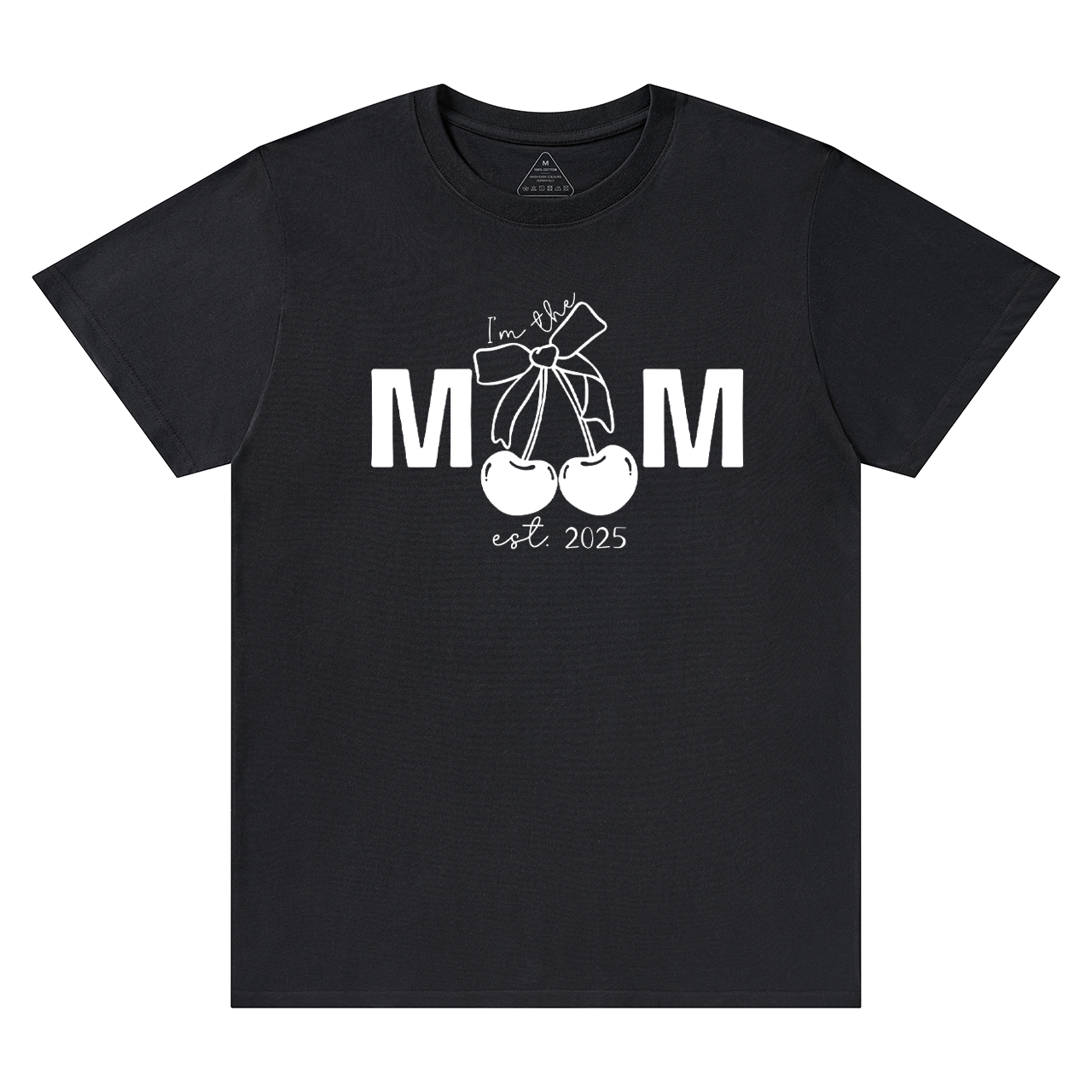 Personalized Mother's Day Cherry Bow T-Shirts