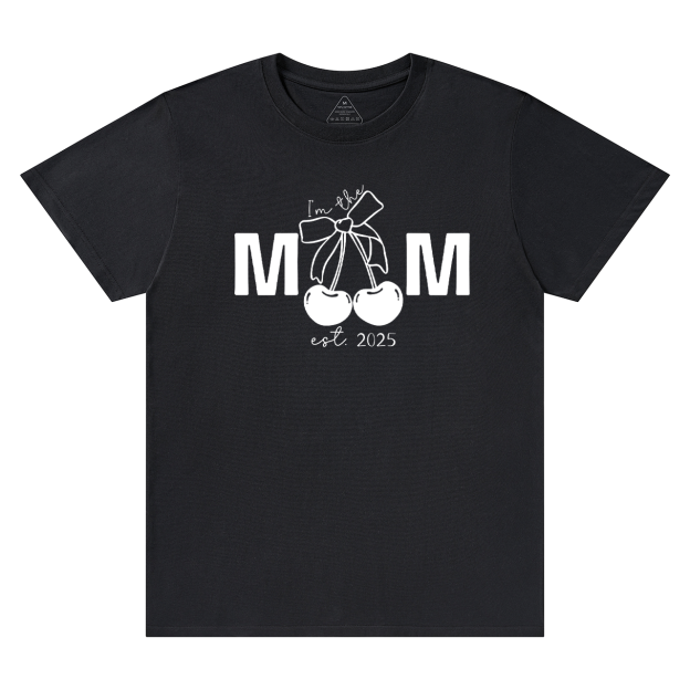 Personalized Mother's Day Cherry Bow T-Shirts