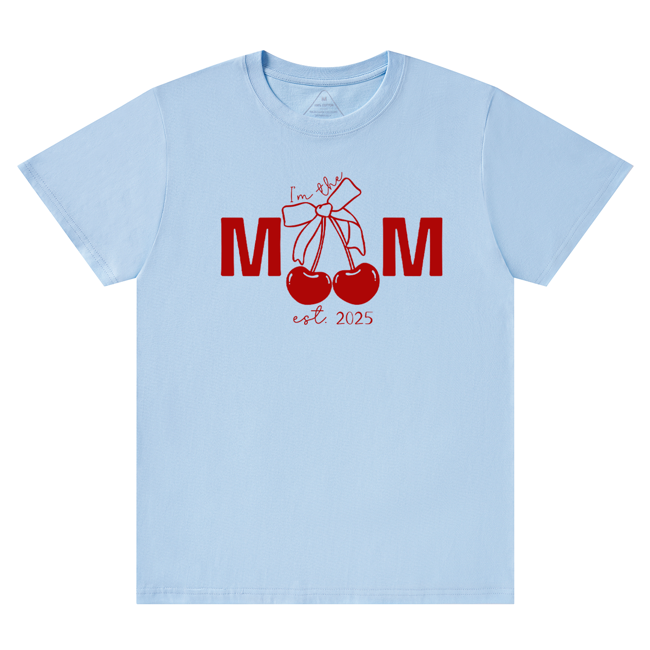 Personalized Mother's Day Cherry Bow T-Shirts