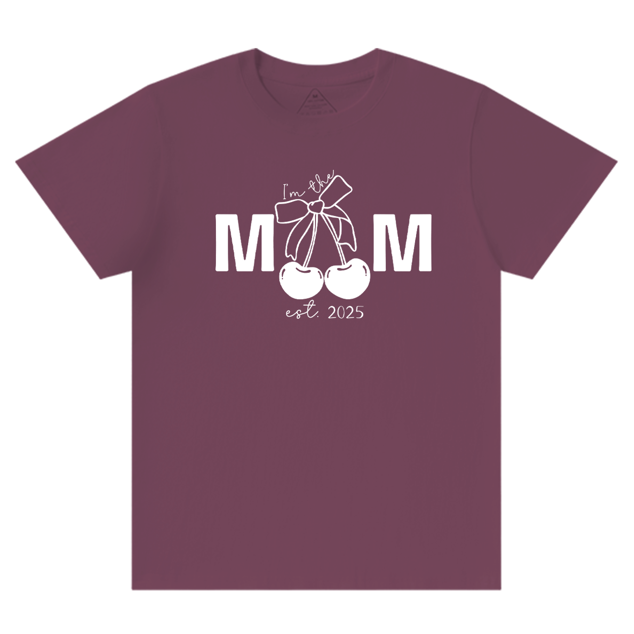 Personalized Mother's Day Cherry Bow T-Shirts