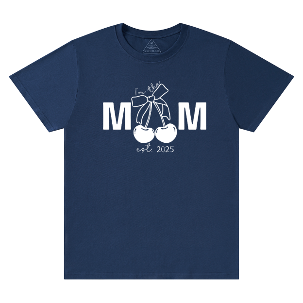Personalized Mother's Day Cherry Bow T-Shirts