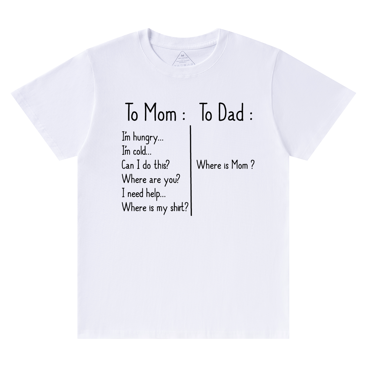 To Mom To Dad Mama T-Shirts