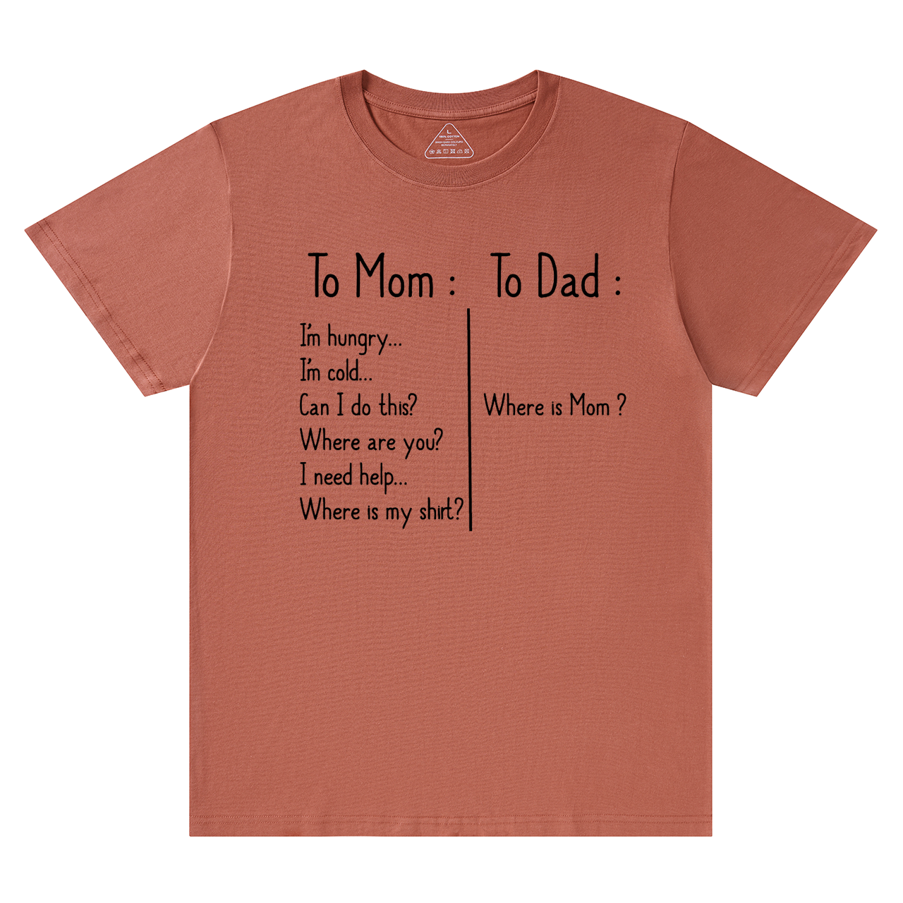 To Mom To Dad Mama T-Shirts