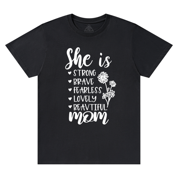 She Is Mom Gift Shirt