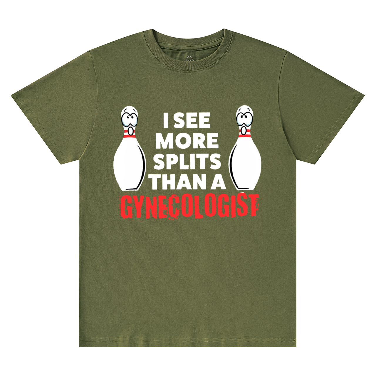 I See More Splits Than A Gynecologist Bowling Dad T-shirt