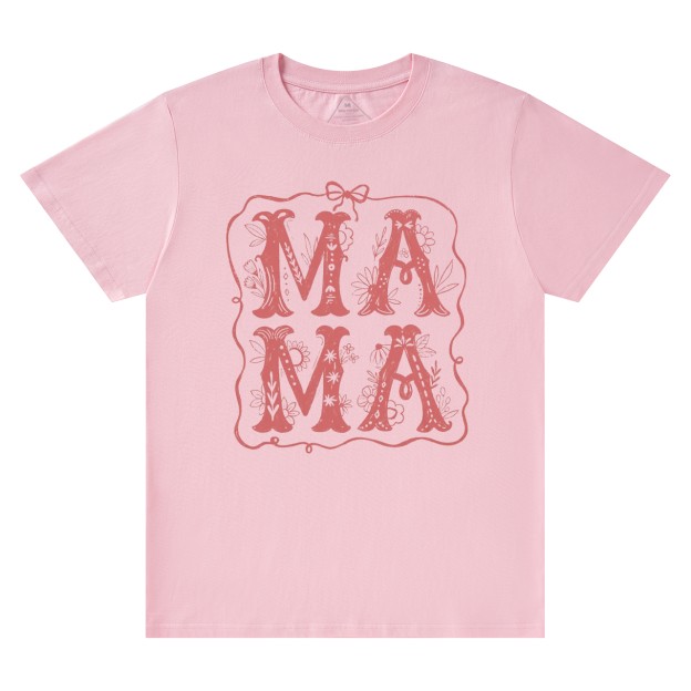 Mama Whimsical Wildflowers T-Shirts