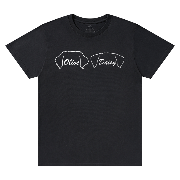 Personalized Dog Ears Mama T-Shirts