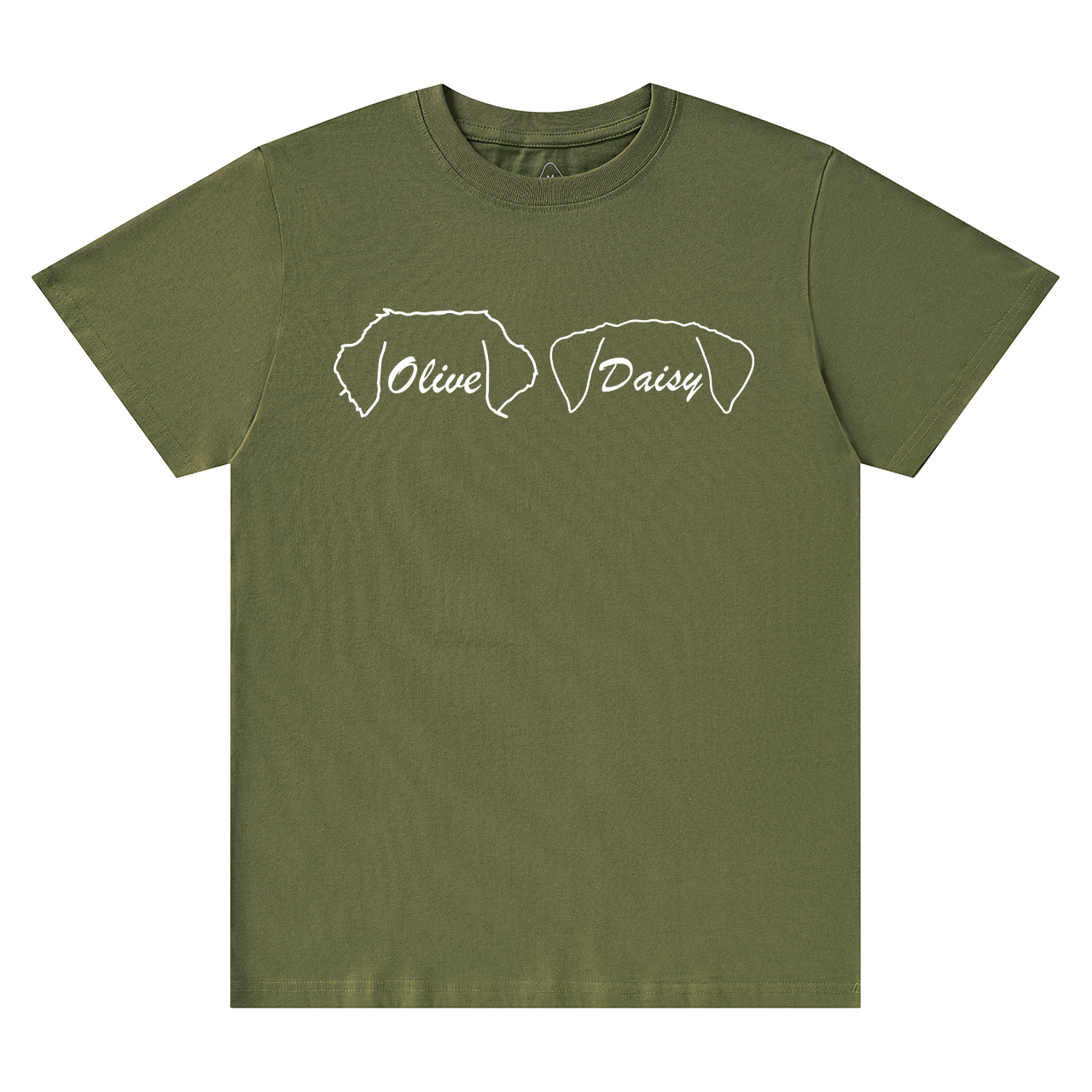 Personalized Dog Ears Mama T-Shirts